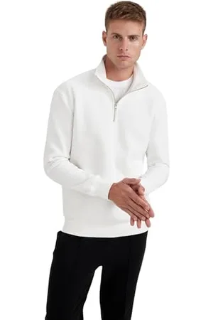 DeFacto Herren Sweatshirts - Bequeme Sweatshirt Herren Pullover Comfort Fit