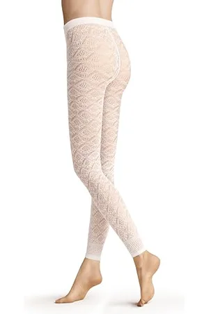 Hudson Damen Leggings Graphic Crochet 40 den appearance White 0008 40-42