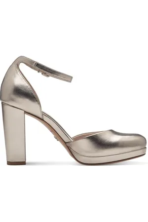 Tamaris Damen Klassische Pumps, Frauen Absatzschuhe,Ausgehschuhe,Abendschuhe,Court Shoes,stöckelschuhe,Absatzschuhe,Heels,Light Gold,41 EU