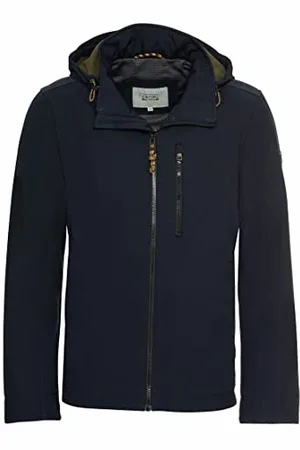 Camel Active Herren Wind- und Wasserabweisende Softshell-Jacke mit Abnehmbarer Kapuze menswear-98