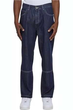Southpole Herren Jeans Heat Embossed Denim Pants, lässige Herren Jeanshose mit tiefen Gesäßtaschen, Loose Fit