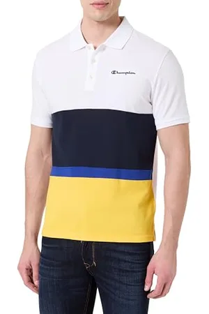 Champion Herren Legacy Retro Sport Polo-Color Block S/S Polohemd, , Medium