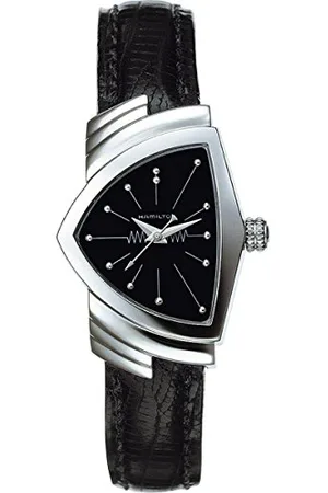 Hamilton Damen Analog Quarz Uhr mit Leder Armband H24211732