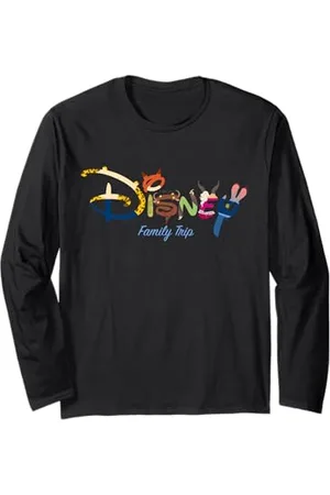 Disney "Family Trip" Zootopia Logo Group Matching Vacation Langarmshirt