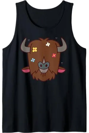 Disney Zootopia Yax the Yak Cute Kawaii Big Face Costume Tank Top