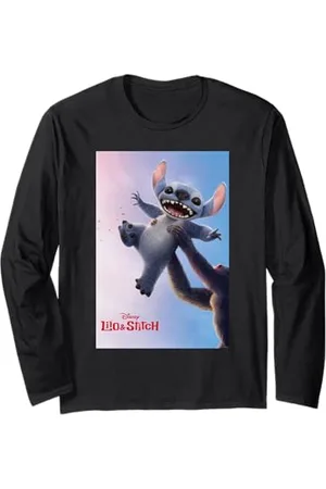 Disney Lilo & Stitch Rafiki Lifting Stitch Poster Langarmshirt