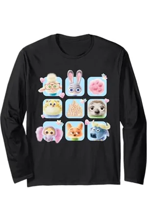 Disney Zootopia Cute Cotton Candy Friends Langarmshirt