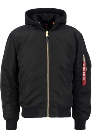 Alpha Industries MA-1 ZH Back EMB Bomberjacke für Herren Black