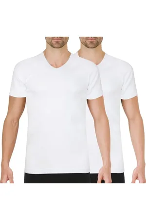 ATHENA Herren Easy Color T-Shirt, Weiß/Weiß, S