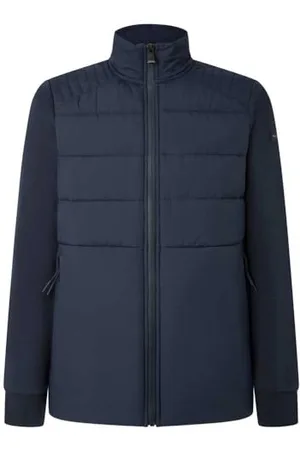 Hackett Herren-Sweatshirt „Driver Wildleder“, Blau (Navy), S