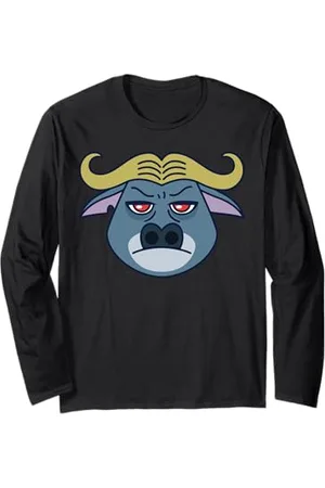Disney Zootopia Chief Bogo Cute Kawaii Big Face Costume Langarmshirt