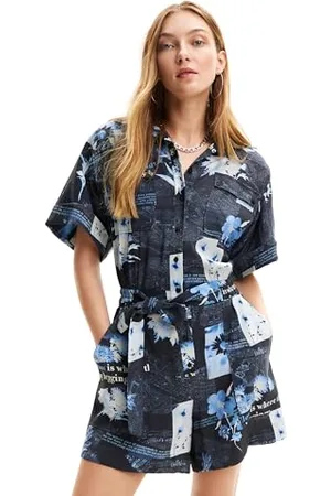 Desigual Jumpsuit_NAPOLES, 5032 Azul Oscuro, M