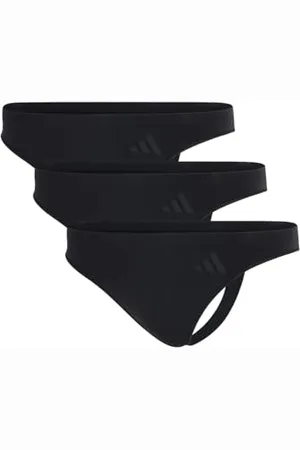adidas Damen Low Rise Thong (3PK) -Sport Active Seamless-Packaged Panties G-String, , XXL (3er Pack)
