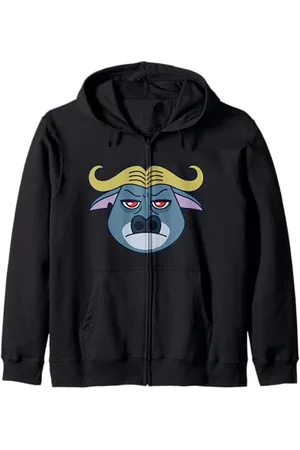 Disney Zootopia Chief Bogo Cute Kawaii Big Face Costume Kapuzenjacke