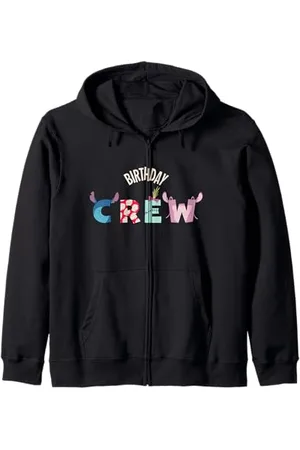 Disney Lilo & Stitch "Birthday Crew" Matching Birthday Party Kapuzenjacke