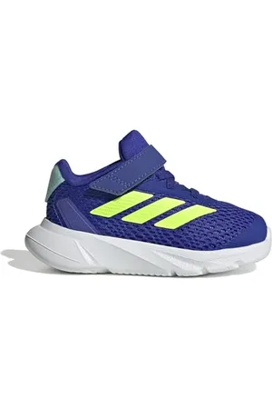 adidas Jungen Unisex Kinder Duramo SL Shoes Kids Laufschuhe, Lucid Blue/Lucid Lemon/Flash Aqua, 22 EU