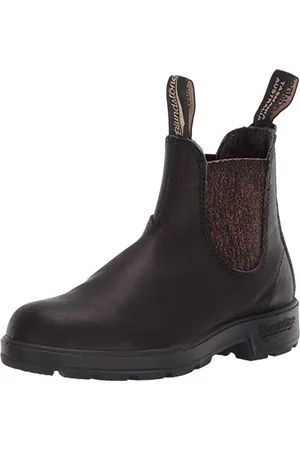 Blundstone Unisex Original 500 Series Chelsea Boot, Black/Bronze Glitter, 37.5 EU