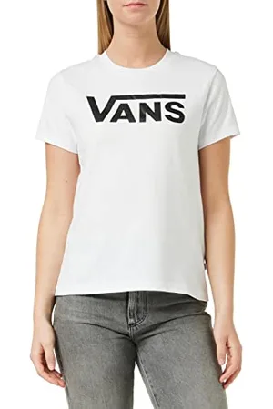 Vans Damen Flying V Crew Tee T-Shirt, WHITE, S