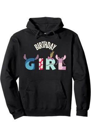 Disney Lilo & Stitch "Birthday Girl" Matching Birthday Party Pullover Hoodie