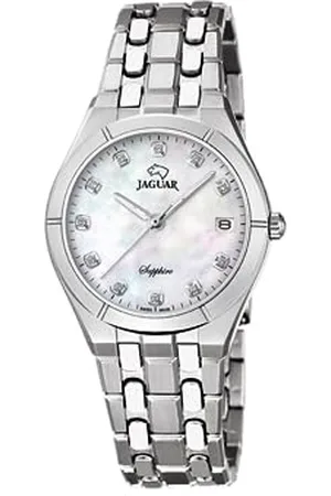 Jaguar J671/A Damenuhr aus der Kollektion Woman, Gehäuse 32 mm, Silber mit Stahlband