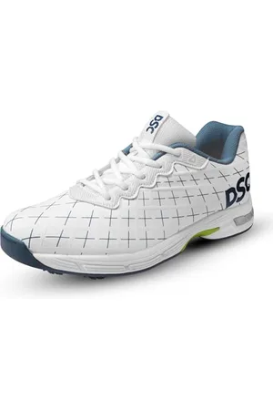 DSC Unisex Biffer 22 Cricket-Schuhe, weiß/blau
