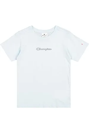 Champion Jungen Legacy Boy-Graphic Crewneck with Large Logo T-Shirt, , 15-16 Jahre