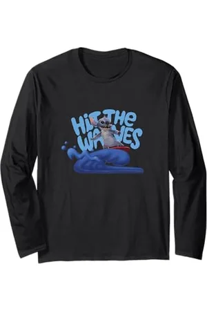 Disney Lilo & Stitch Hit The Waves Surfing Stitch Langarmshirt