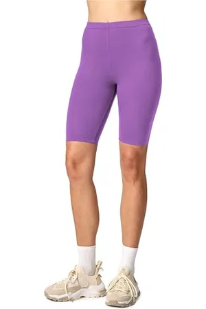 Merry Style Damen Sport Leggings kurz Sportleggings Radlerhose Sporthose aus Viskose MS10-145 ( , L)
