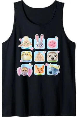 Disney Zootopia Cute Cotton Candy Friends Tank Top
