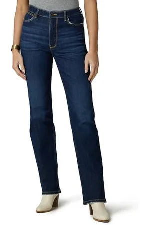 Wrangler Damen High Rise True Straight Fit Jeans, , 0-32