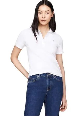 Tommy Hilfiger Damen Poloshirt Kurzarm 1985 Polo Slim Fit, , XL