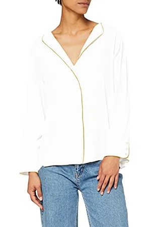 Yargıcı Yargıcı Damen Piping Detailed Blouse Bluse, , Medium