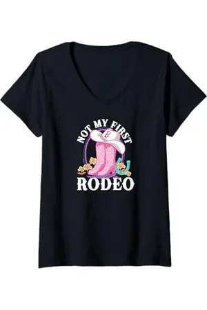 Barbie Damen - Nicht mein erstes Rodeo T-Shirt mit V-Ausschnitt