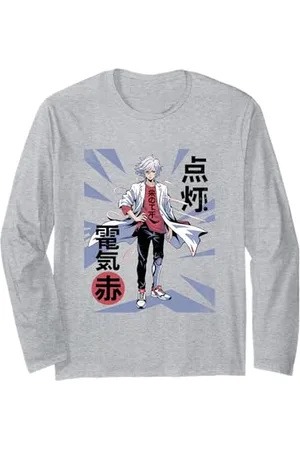 NineBlack Vintage Japanischer Anime Boy Style 03 Langarmshirt