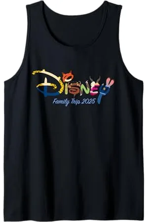 Disney "Family Trip 2025" Zootopia Logo Matching Vacation Tank Top