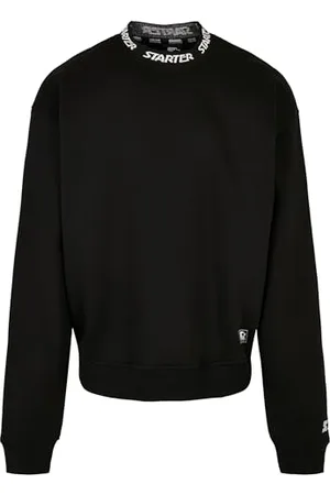 STARTER BLACK LABEL Herren Starter Jaquard Rib Crewneck XXL Black