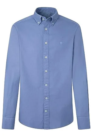 Hackett Herren Garment Dyed Hemd, , XS