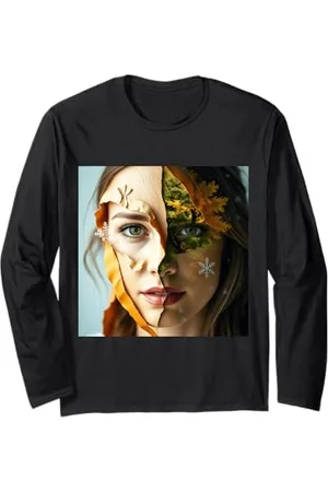Steampunk Cool Vintage Creations Fantasy Girl Baumlandschaft Langarmshirt