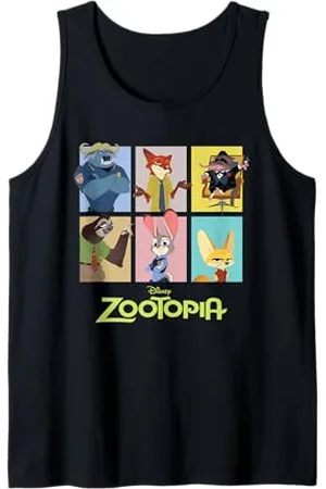 Disney Zootopia Characters Grid Tank Top