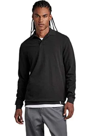 G-Star RAW Herren Essential Poloshirt Long Sleeve