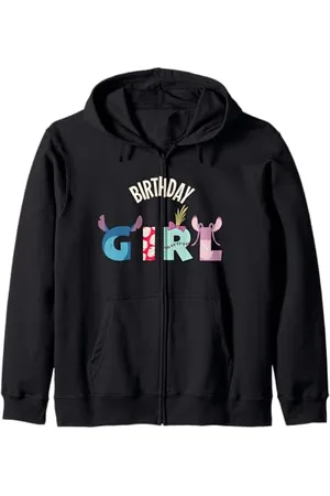 Disney Lilo & Stitch "Birthday Girl" Matching Birthday Party Kapuzenjacke
