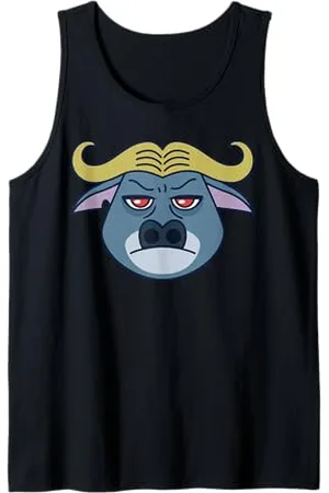 Disney Zootopia Chief Bogo Cute Kawaii Big Face Costume Tank Top