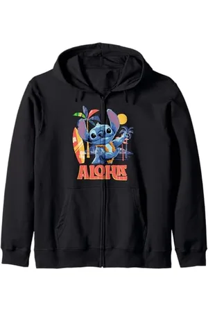 Disney Lilo & Stitch Aloha Hula Dance Distressed Kapuzenjacke