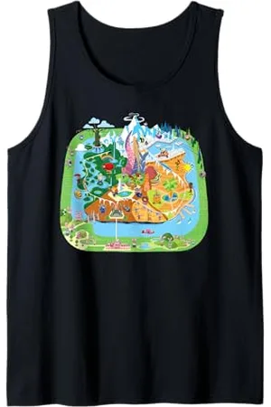 Disney Zootopia Cute Toony City Map Tank Top