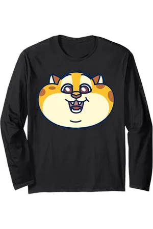 Disney Zootopia Clawhauser Cute Kawaii Big Face Costume Langarmshirt