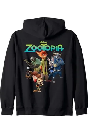 Disney Zootopia Character Group and Logo Kapuzenjacke