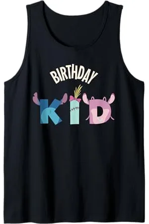 Disney Lilo & Stitch "Birthday Kid" Matching Birthday Party Tank Top