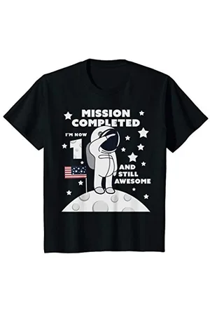 Pack A Punch Kinder 1 Jahr alt, Astronaut, Geburtstag Shirt. Jahrgang T-Shirt