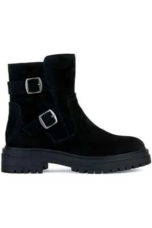 Geox Damen D IRIDEA Ankle Boot, Black, 37 EU