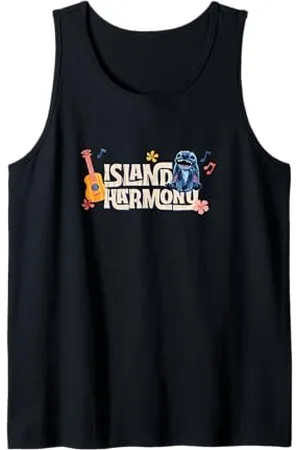 Disney Lilo & Stitch Island Harmony Distressed Logo Tank Top